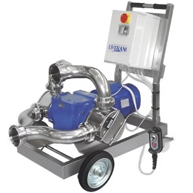 Импеллерный насос LIVERANI INV MAXI Double 2Q NR TF 7,5 кВт, 50-470 об/мин, 380В с частотником, пультом дистанционного управления (15 м), на тележке — BTS Engineering