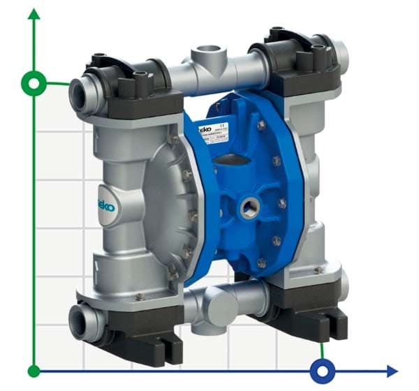 Pneumatyczna pompa membranowa SEKO Duotek AF250 ALU фото 1 — BTS Engineering