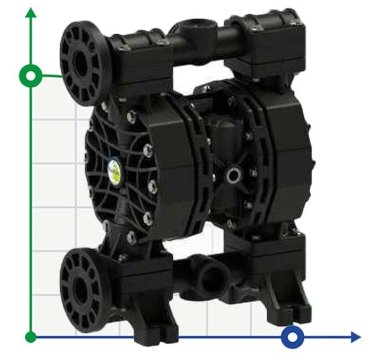 PHOENIX P400 PVDF ATEX пневматический мембранный насос — BTS Engineering