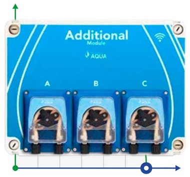 Додатковий модуль з трьома дозуючими насосами для додання поживних речовин, добрив з Wi-Fi — BTS Engineering