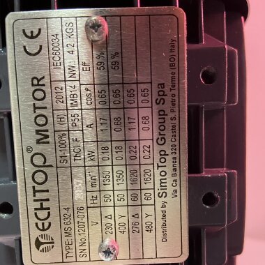 Мембранный насос CIP (СИП) мойки PDM-D CA 104/6 400/3/50 0,18 — BTS Engineering