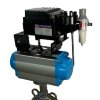 PN6 DN150 Válvula mariposa wafer, cuerpo y disco AISI 304, PTFE, Doble efecto Actuador neumático Ex+posicionador 4-20MA фото 4 — BTS Engineering