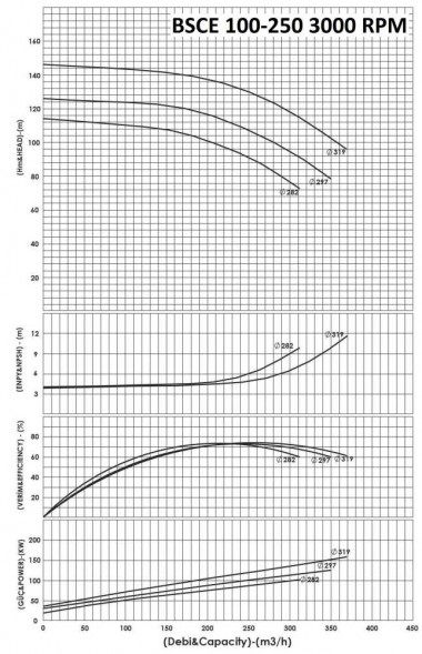 BSCE 100-250(3000) - насос двустороннего входа без двигателя — BTS Engineering