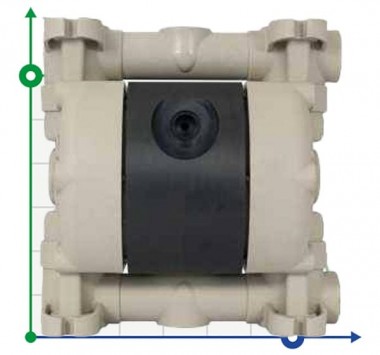 Pneumatic diaphragm pump MICROBOXER PP IMICRP-MTTAT-- — BTS Engineering