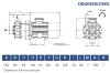 Odporna na kwasy i wodę pompa ze sprzęgłem magnetycznym FLUIMAC COMPASS CM 6 PVDF, 0,25 kW, 380 V, Ex фото 3 — BTS Engineering