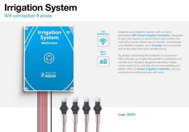 Багатозонний контроллер поливу та зрошення з Wi-Fi — BTS Engineering