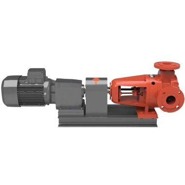 Pompe à engrenages pour chocolat Kupar KIPK 2 1/2"-PF315, 3 kW, 100 tr/min, avec motoréducteur &mdash; BTS Engineering