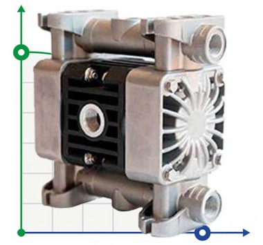 Пневматичний мембранний насос BOXER 15 ALU IB15-AL-HTTAT-- — BTS Engineering