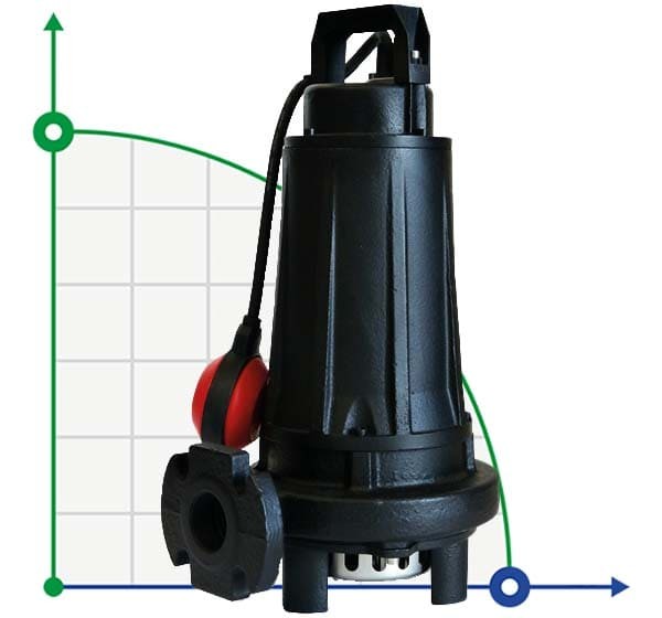 Bomba fecal Dreno APX 32-2/150 M con impulsor de dos canales фото 1 — BTS Engineering