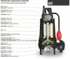 Bomba fecal Dreno APX 32-2/150 M con impulsor de dos canales фото 2 — BTS Engineering