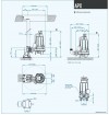 Bomba fecal Dreno APX 32-2/150 M con impulsor de dos canales фото 4 — BTS Engineering
