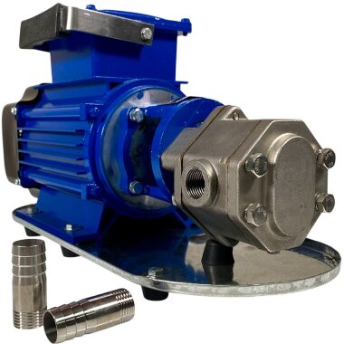 Bomba de engranajes de acero inoxidable para bombeo de nata, aceite, nata montada WCB-50/380V 50Hz, 25 l/min, 30 m, AISI 304, 0,55 kW, 1400 rpm, Ex — BTS Engineering