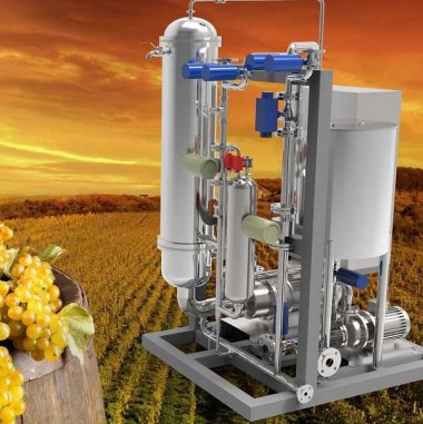 Установка с керамической мембраной микрофильтрации для производства белого вина — BTS Engineering
