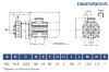 Bomba química ATEX con acoplamiento magnético FLUIMAC COMPASS CM 10 PVDF, 0,55 kW, 380V, Ex фото 3 — BTS Engineering