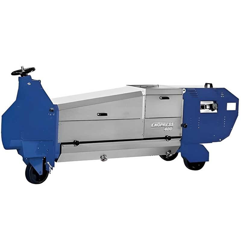 Винтовой (шнековый) пресс непрерывного действия LIVERANI ENOPRESS/ECOPRESS 400, 5500-8000 кг/час, 7,5 кВт, 3-9 об/мин из нержавеющей стали фото 1 — BTS Engineering