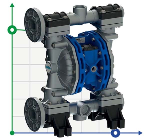 SEKO Duotek AF400 ALU Pneumatische Membranpumpe фото 1 — BTS Engineering