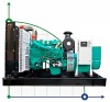 Промисловий дизельний генератор XHYC-300GF з ATS, двигун Cummins 400kVA, 300kW, 380V/50HZ відкритого типу фото 1 — BTS Engineering