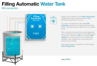 Контроллер автоматичного наповнення резервуару, ємності, бочки для води з WiFi — BTS Engineering