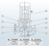 IHG BGLH 125-200 (160/50), 37kW, 2880 - pompe verticale en acier inoxydable фото 2 — BTS Engineering