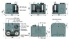 Sololift Lagerstation mit Schneidwerk mit zwei Pumpen und Bedienfeld AIZL- SC750W Double, 15,5/13,5, 0,75 kW, 220V, 2800 U/min фото 4 — BTS Engineering