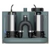 Sololift Lagerstation mit Schneidwerk mit zwei Pumpen und Bedienfeld AIZL- SC750W Double, 15,5/13,5, 0,75 kW, 220V, 2800 U/min фото 9 — BTS Engineering
