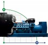Generador diesel industrial XHYW-1000GF con ATS, motor Weichai 1250kVA, 1000kW, 380V/50HZ tipo abierto фото 1 — BTS Engineering