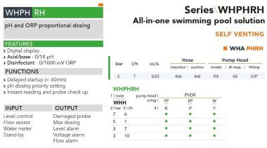 Pompe doseuse à double solénoïde EMEC WHAPH RH AUTO-VENTILÉE 7 l/h, 3 bar, une solution complète pour les piscines &mdash; BTS Engineering