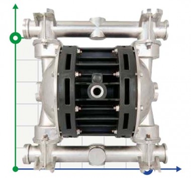 Пневматичний мембранний насос BOXER 100 AISI316 IB100A-HTTAT-C — BTS Engineering