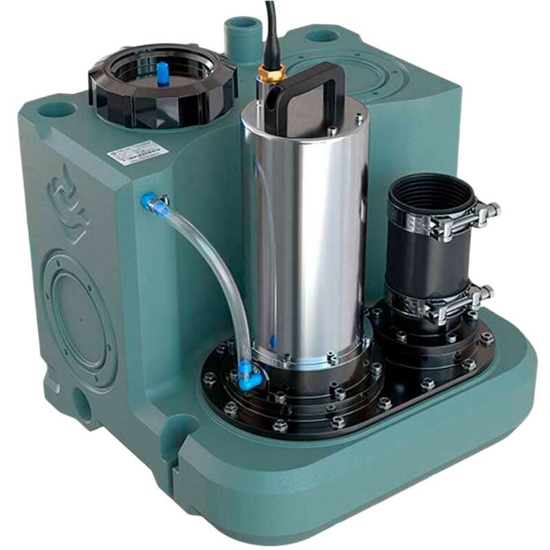 Station de pompage pour l'évacuation des eaux usées pour restaurants, cafés, bars avec télécommande AIZL-1500W Pro, 36/14,5, 1,5 kW, 220 V, 2 800 tr/min фото 1 &mdash; BTS Engineering