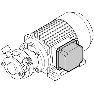 Импеллерный насос для жидкого мыла, лосьона, крема, шампуня LIVERANI EP MICRO 3/8&quot; NR CC 12V/M 0,18 кВт, 1400 об/мин — BTS Engineering