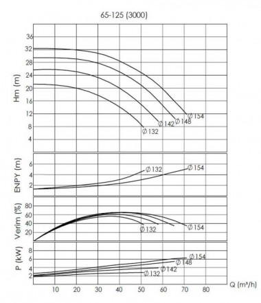 BTKF-I 65-125, 3 kW - насос in-line (3000) — BTS Engineering