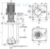 Vertical centrifugal pump IM 140 PP 1000 mm фото 2 — BTS Engineering