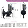 Pompe à membrane à moteur pour dosage d'acide chlorhydrique AQUA MSB, PP, 14 l/h, 10 bar, 0,37 kW, 380 V фото 2 — BTS Engineering