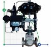 DN50 Pneumatisch betätigtes Stellventil 10P11Y-DNx5016Z-L112C-C (Gehäuse aus Grauguss, Sitz aus SS304) mit Stellungsregler YT-1000, 4-20mA, Ex фото 1 — BTS Engineering