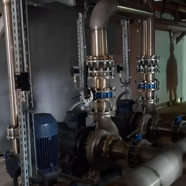 BGWHB 200-315(I)B (346/24), 37kW, 1480, Ex - bomba horizontal de acero inoxidable — BTS Engineering