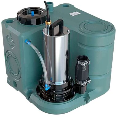 Канализационная станция для хранилищ, укрытий, подвалов с режущим механизмом и пультом управления AIZL-SC1500W, 19,5/19,5, 1,5 кВт, 220V, 2800 об/мин &mdash; BTS Engineering