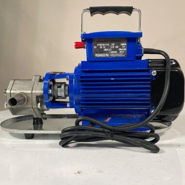 Насос для перекачки вязких жидкостей WCB-50/220В 50Гц, 25 л/мин, 30 м, AISI 304, 0,55 кВт, 1400 об/мин, Ex нержавеющий, шестеренчатый — BTS Engineering