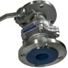 PN16 DN65 Stainless steel ball valve AISI 316, Seat: PTFE фото 7 — BTS Engineering
