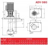 ADV 80/PP/800/0.75HP/2800/BSP vertical centrifugal pump фото 3 — BTS Engineering