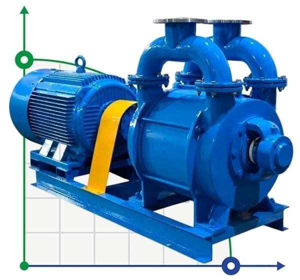 Bomba de vacío SK-0.4 (sin motor) фото 1 — BTS Engineering