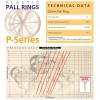Pall Rings, PP, 25 mm, 69 kg / m3, Pall Ring Company фото 2 — BTS Engineering