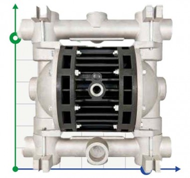The pneumatic diaphragm pumps BOXER 150 ALU IB150-ALHTTRV-- — BTS Engineering