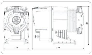 Wasserdesinfektions-Dosierpumpe PDE HC200+ CST M60 240V PP-GL-VT, 1-10 l/h, 7-1 bar — BTS Engineering