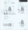 Bomba sumergible Dreno AT-EX 150/4/200 C.260 con impulsor abierto monocanal фото 4 — BTS Engineering