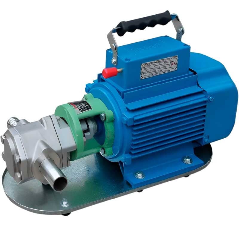Stainless steel gear pump for engine oil WCB-100/220V 50Hz, 50 l/min, 30 m, AISI 304, 1.1 kW, 1400 rpm, Ex фото 1 — BTS Engineering