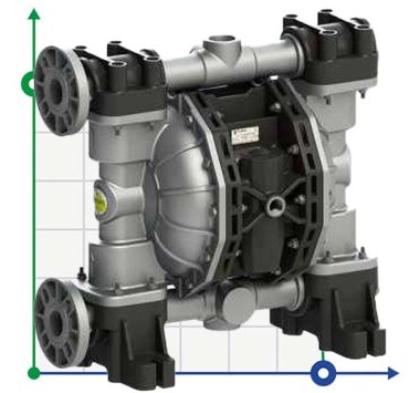 PHOENIX P500 ALU HYTREL ATEX pompa membranowa pneumatyczna — BTS Engineering