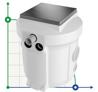 Kompaktowa zatapialna automatyczna stacja pompująca ze zdalnym sterowaniem AIZL-HB1100, 24/15, 1,1 kW, 220 V, 2850 obr./min — BTS Engineering