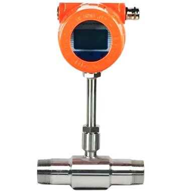 Массовый расходомер газа из нержавеющей стали DN25/PN16 (кислород в газообразном состоянии), 0.5-89 Nm3/h, 4-20mA+RS485, резьбовое соединение — BTS Engineering