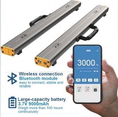 Pèse-palette portable à jauge de contrainte avec Bluetooth AD1 jusqu'à 1500 kg (1 balance) — BTS Engineering
