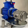 Edelstahl-Zahnradpumpe zum Pumpen von Pflanzenöl WCB-75/220V 50Hz, 75 l/min, 30 m, AISI 304, 0,75 kW, 2900 U/min, Ex фото 9 &mdash; BTS Engineering